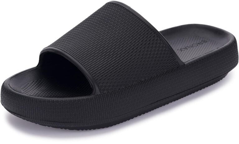 🔥 BRONAX Pillow Slippers for Women and Men | House Slides Shower Sandals | Cushioned Thick Sole 44  — $20.35  (was $31.19)
