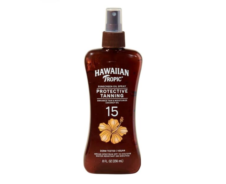 🔥 Hawaiian Tropic Sunscreen Protective Tanning Dry Oil Broad Spectrum Sun Care Sunscreen Spray – SPF 15, 8 Ounce, Sun  — $5  (was $9)