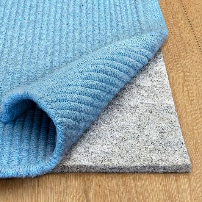 🔥 RUGPADUSA – Basics – 9’x12′ – 1/4″ Thick – 100% Felt – Protective Cushioning Rug Pad – Safe for All Floors and Finishes