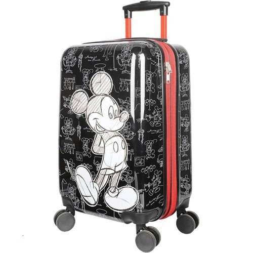 🔥 Disney Mickey Mouse 20″ Hard-Sided Carry-On Luggage  — $74.99