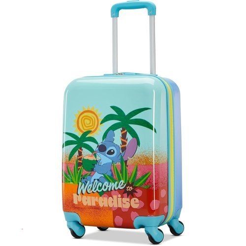 🔥 American Tourister Disney Stitch Carry-On Luggage – Airline Approved, Durable Hardshell – Roll Confidentially with Spinn  — $72.99