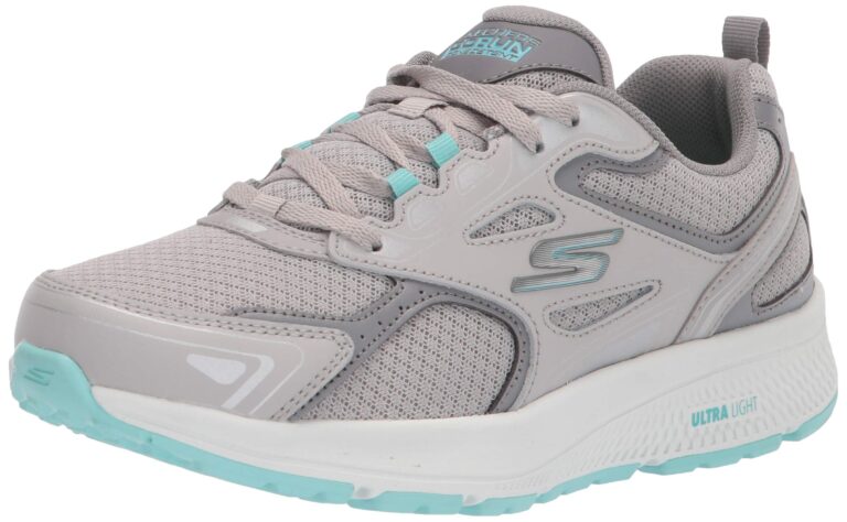 🔥 Skechers Women’s Go Run Consistent Sneaker, Gray/Turquoise  — $38.00  (was $73.00)