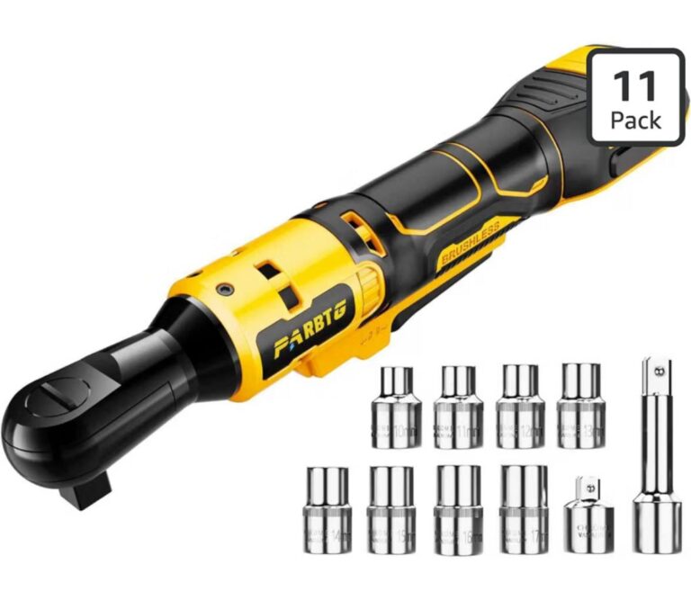 🔥 3/8 Inch Cordless Ratchet Wrench Compatible with DeWalt 20V Max Battery, 74Ft-Lbs (100N.m) High Torque, Brushless Motor,  — $12  (was $39)