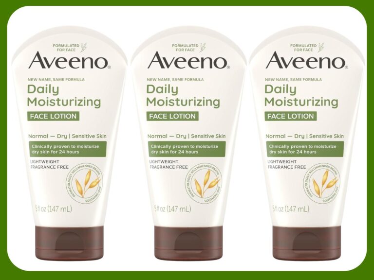 🔥 Aveeno Daily Moisturizing Face Lotion  — $5  (was $11)
