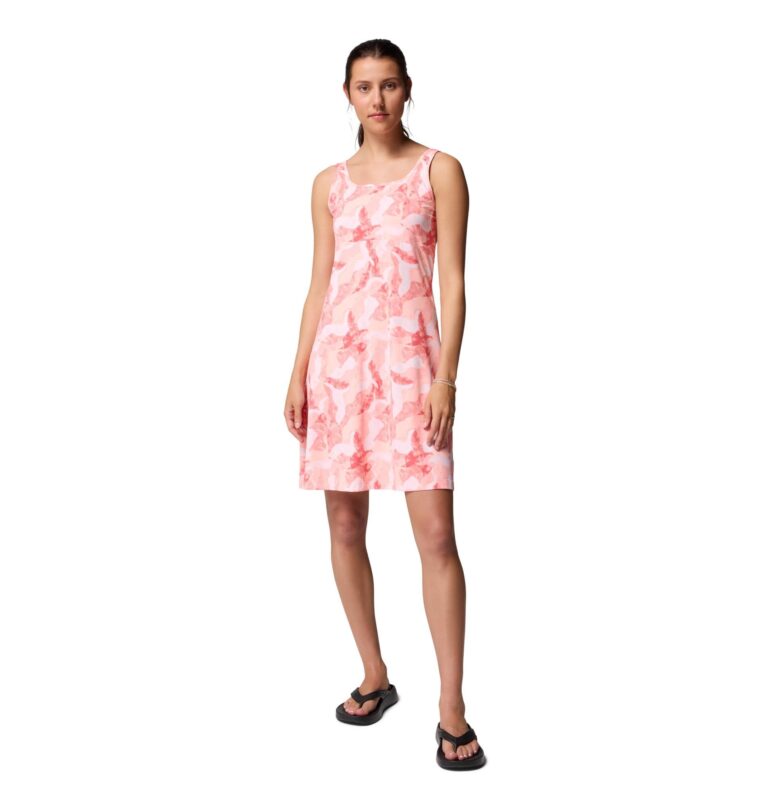🔥 Columbia Womens PFG Freezer III Sun Dress, Tiki Pink Leaf Camo  — $27.50  (was $55.00)