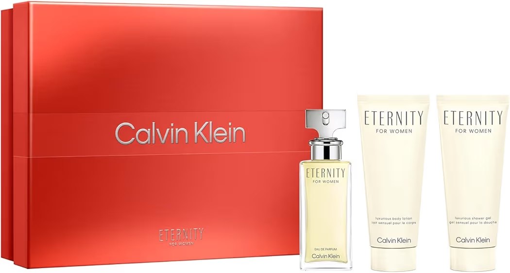Calvin Klein Eternity Eau de Parfum for Women 3pc Gift Set (