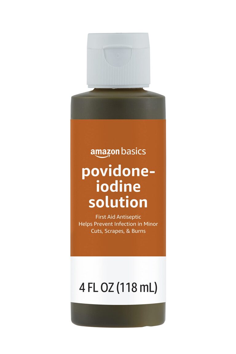🔥 Amazon Basics First Aid Antiseptic, 10% Povidone Iodine Solution  — $2.66  (was $5.91)