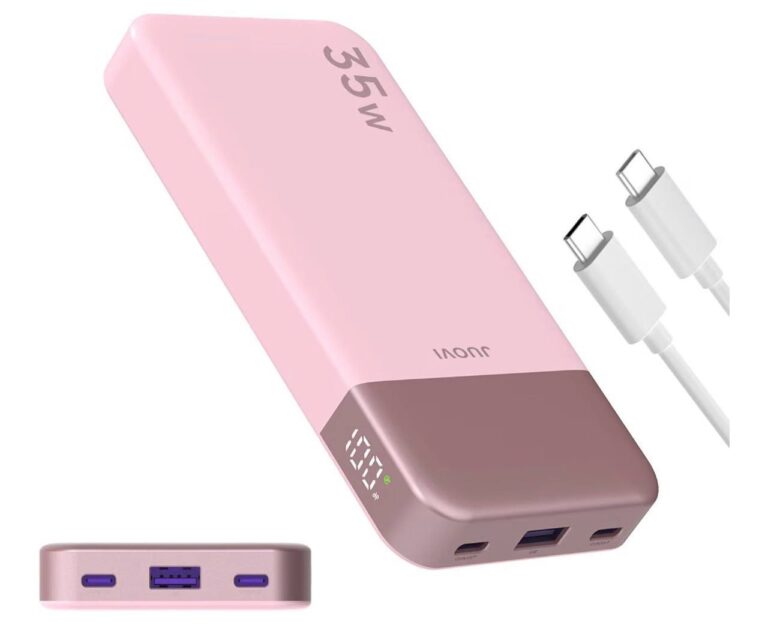 🔥 JUOVI Power Bank 10000mAh, 35W Portable Charger,Fast Charging Portable Battery Pack with PD 3.0 & QC 4.0, USB C Portable  — $12  (was $25)