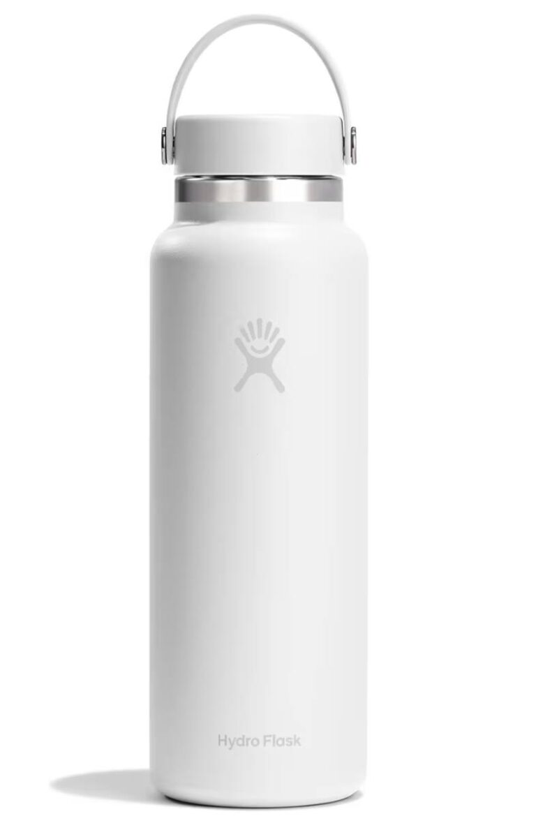 🔥 Hydro Flask Water Bottle – Insulated Stainless Steel – Wide Mouth Flex Lid, Non Spill, Leakproof and Refillable in 40 Oz  — $14  (was $49)