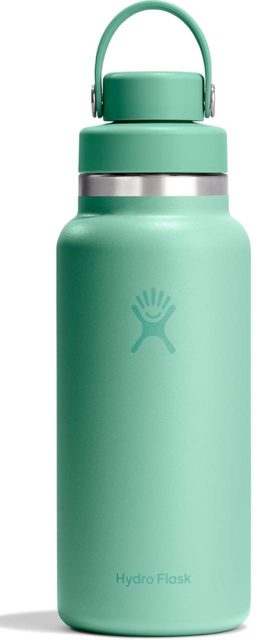 Hydro Flask Water Bottle - Insulated Stainless Steel - Wide Mouth Flex Chug Lid, Non Spill, Leakproof in 32 Oz Mermaid G