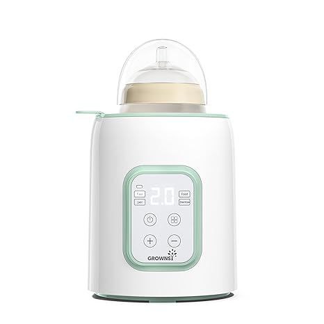 GROWNSY Baby Bottle Warmer, 8-in-1 Fast Baby Milk Warmer with Timer for Breastmilk or Formula, Accurate Temperature Cont