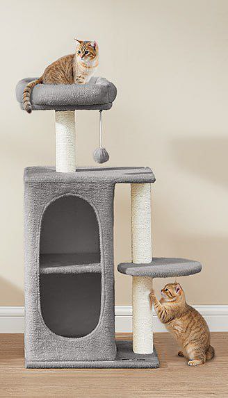 Plush Cat Caves with Perch
