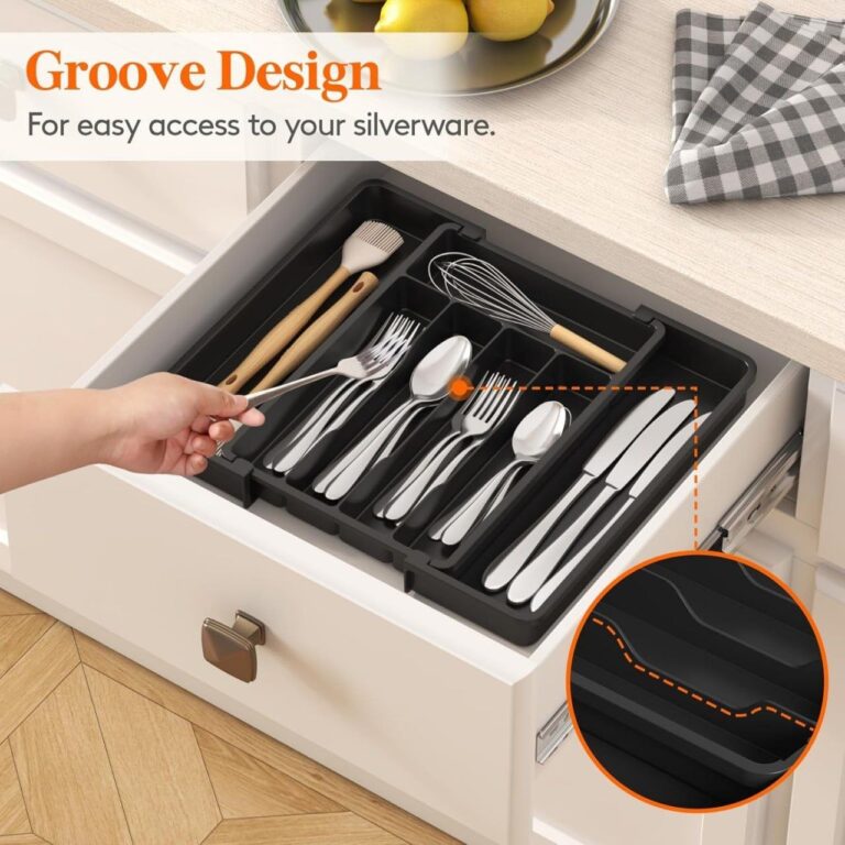 🔥 Expandable Utensil Tray Organizer