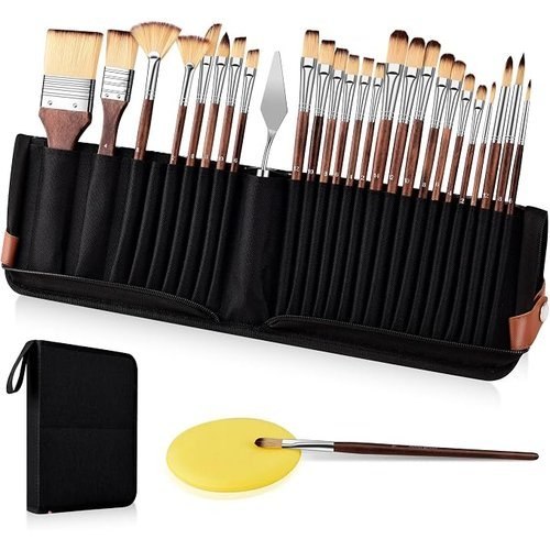 Nylon Paint Brush Set
