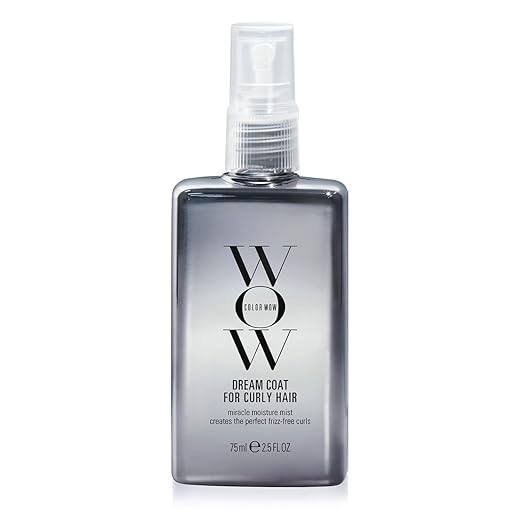 COLOR WOW Dream Coat for Curly Hair, Moisture-Boosting Anti-Frizz Spray for Defined Curls