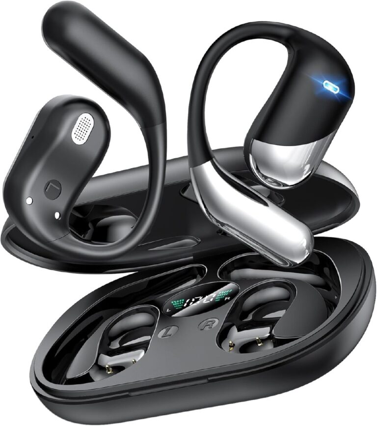 🔥 Ultra Open Ear Earbuds, Bone Conduction Headphones with Soft Earhook  — $27.49  (was $179.99)