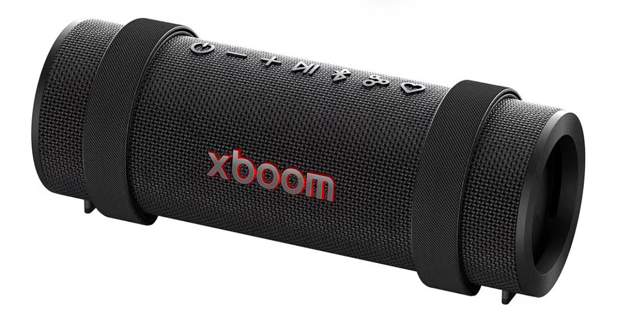 LG xboom Grab Core by will.i.am, Portable Outdoor Bluetooth Speaker for Sports and Athletes, up to 19 Hours, IP67 Dust a