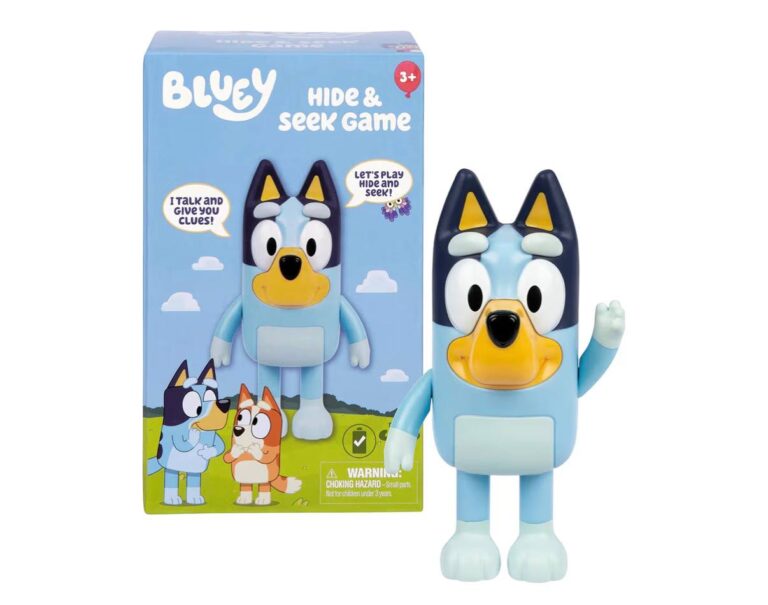🔥 Bluey Game Hide and Seek Electronic Figure, Articulated, Musical Kids Figurines with Dance Mode, Interactive Toys for Ki  — $14.99  (was $14.99)