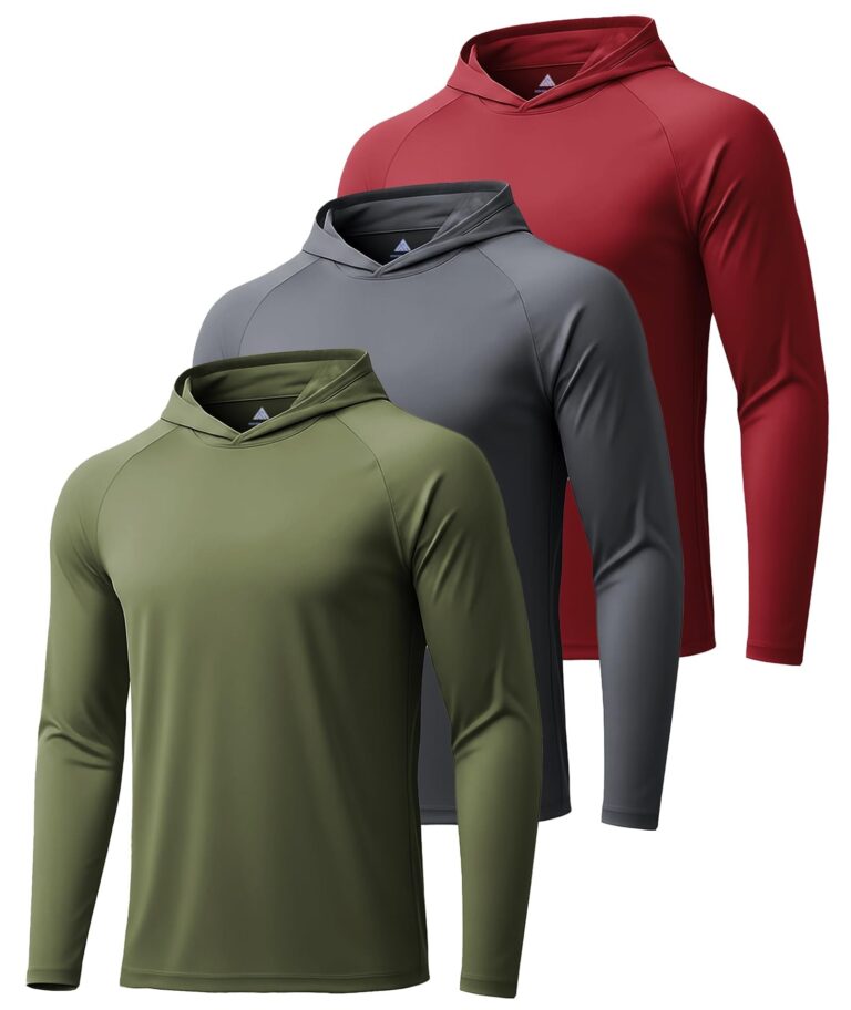 🔥 ZITY Sun Hoodie Mens Fishing Shirts for Men with Hood UPF 50+ Long Sleeve UV Protection  — $19.98  (was $75.99)