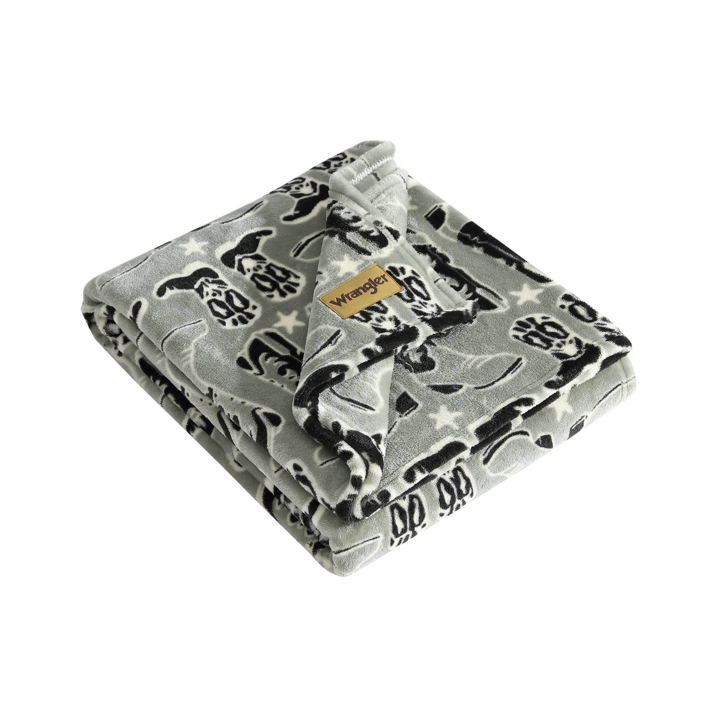 Wrangler - Blanket, Super Soft Plush Fleece Bedding