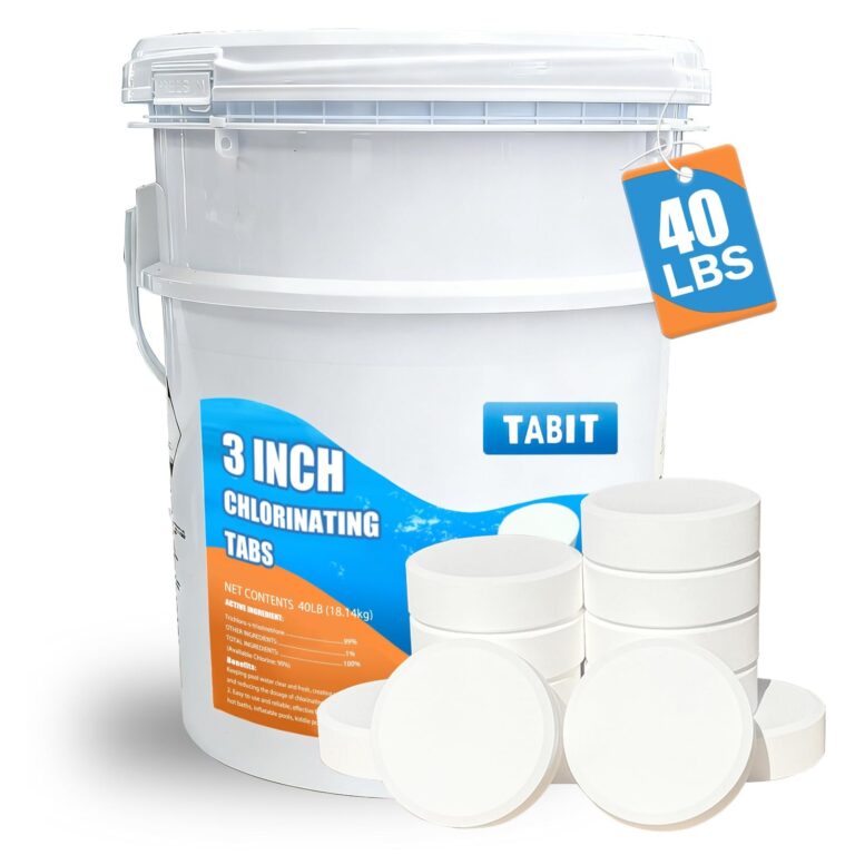 🔥 Chlorine Tablets 3 inch 40 Pounds, TABIT Swimming Pool Long Lasting Chlorinating Tablets  — $119.99  (was $189.99)