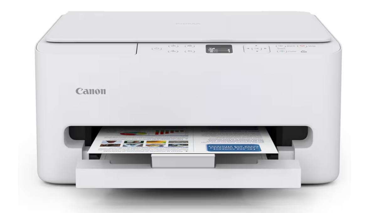 Canon PIXMA TS6520 Wireless Color Inkjet Printer Duplex Printing, White – Home Printer with Copier/Scanner, 1.42” OLED D