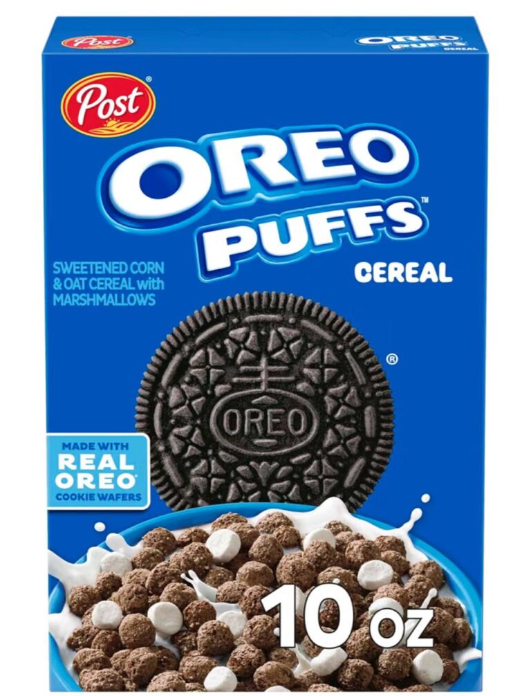 🔥 Post, Oreo Puffs Cereal, Chocolate Breakfast Cereal, 10 Ounce  — $3