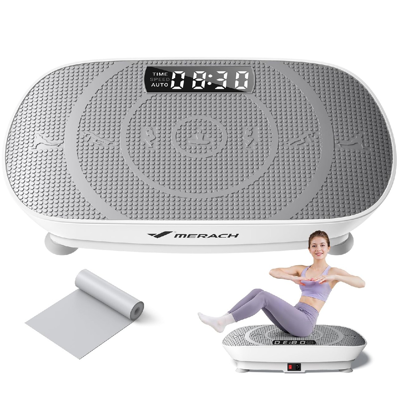 MERACH Vibration Plate Exercise Machine, Whole Body Workout Equipment for Women