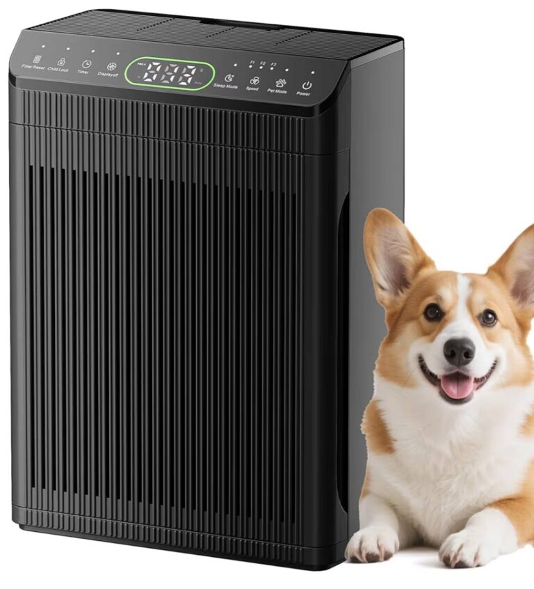 🔥 Air Purifiers for Home Large Room up to 2200sq.ft, EVALIT Air Purifier for Bedroom with PM2.5 Air Quality Display and Fr  — $69  (was $114)