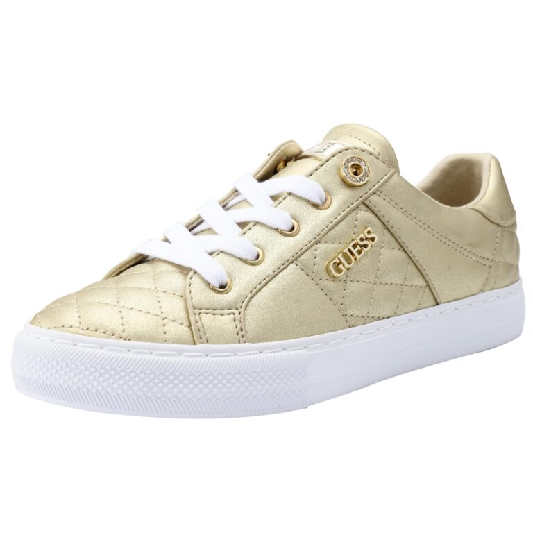 🔥 Guess Women’s Loven Sneaker, Gold  — $34.73  (was $65.00)