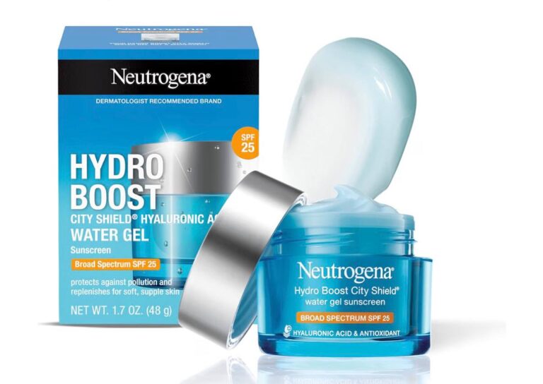 🔥 Neutrogena Hydro Boost City Shield Water Gel Face Moisturizer with Broad Spectrum SPF 25 Hydrating Facial Sunscreen with  — $12  (was $22)