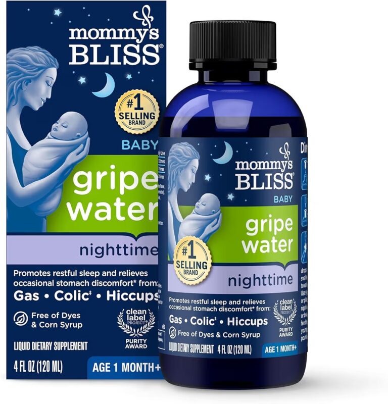 🔥 Mommy’s Bliss, Bottle, Mommy’s Bliss Night Time Gripe Water for Baby’s Tummy Trouble – Relieves Occasional Infant Stomac  — $7  (was $14)
