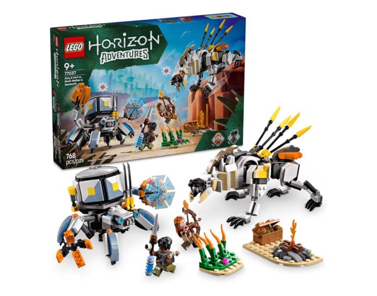 🔥 LEGO Horizon Adventures Aloy & Varl vs. Shell-Walker & Sawtooth Kids Toy – Building Toy for Boys & Girls, Ages 9+ – Gami  — $29  (was $34)