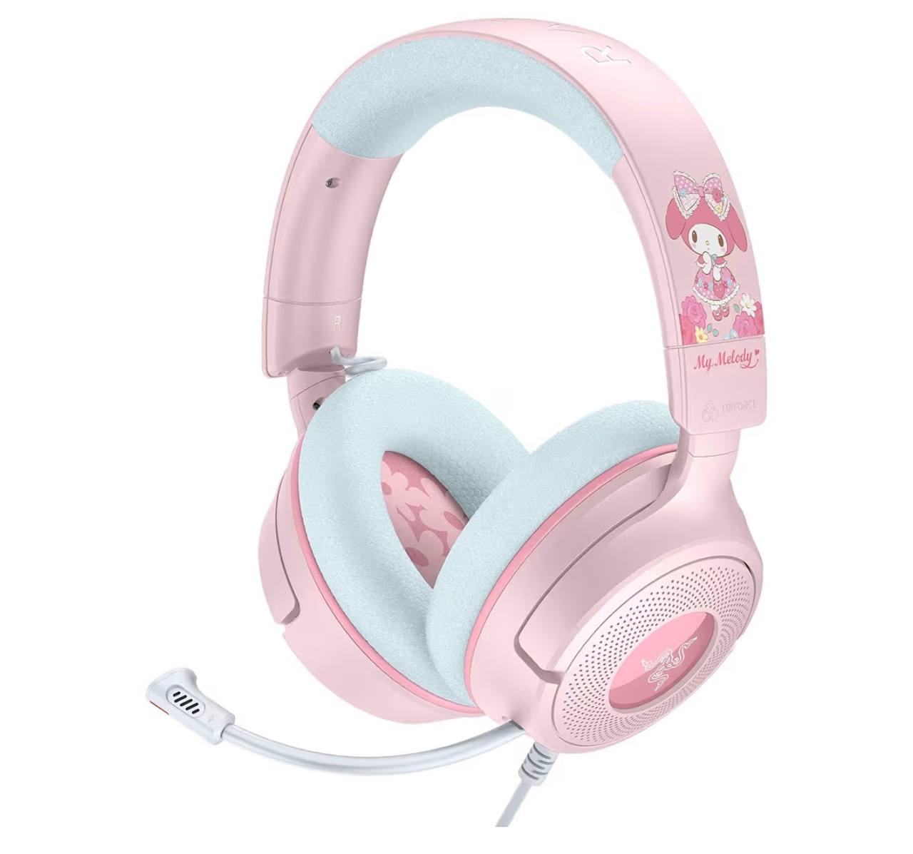 Razer Kraken V4 X Wired Gaming Headset: 40 mm Drivers - Cardioid Mic - Memory Foam Cushions - Chroma RGB Lighting - Type