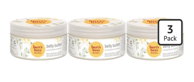 🔥 Burt’s Bees Mama Belly Butter Stretch Mark Cream for Pregnancy Massages Body & Reduces Scar Appearance, Prenatal & Postn  — $9  (was $16)