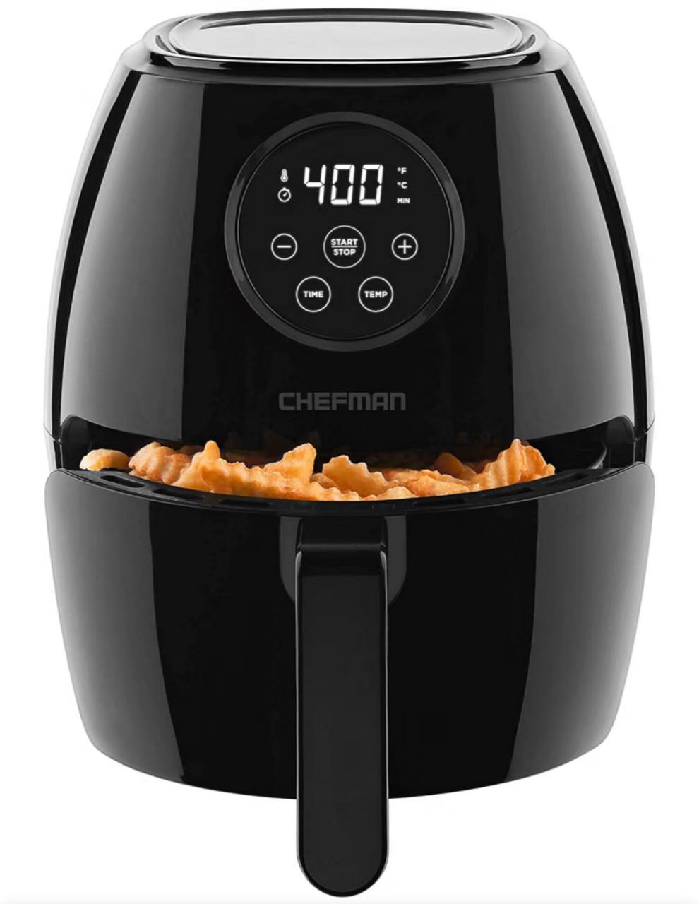 CHEFMAN Small Air Fryer Healthy Cooking, Nonstick, User Friendly and Digital Touch Screen, w/ 60 Minute Timer & Auto Shu
