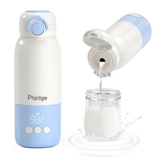 LD 80% - Portable Bottle Warmer for Travel, 15oz Capacity Portable Milk Warmer for Baby, Formula, Breast Milk & Water, O