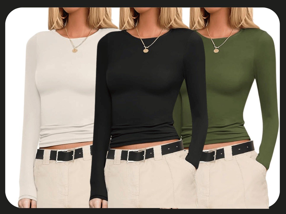 Grab these Ekouaer Women's Long Sleeve Shirts for only