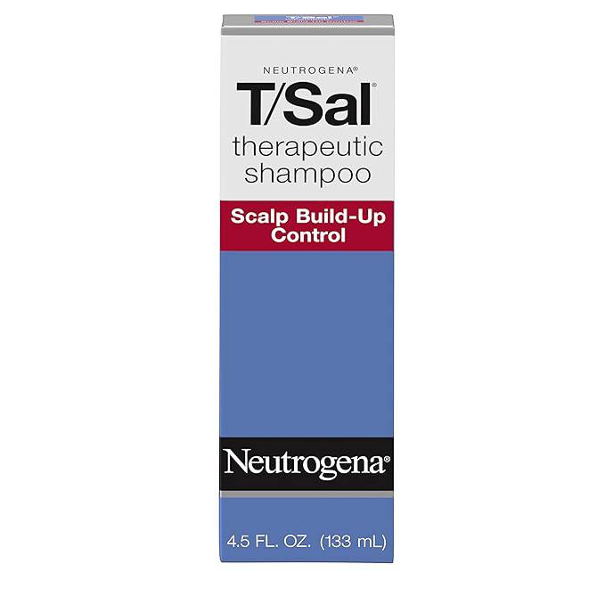 Neutrogena T/Sal Therapeutic Dandruff Shampoo, Scalp Build-Up Control, 3% Salicylic Acid,Psoriasis Treatment, Seborrheic