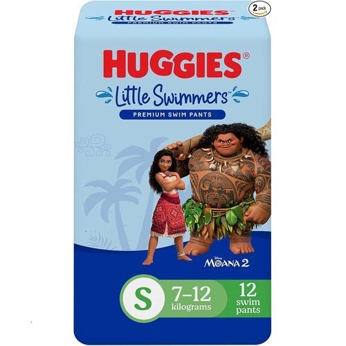 Huggies Little Swimmers Disposable Swim Diapers, Swimpants, Size 3 Small (16-26 lb.), 12 Ct. (Packaging May Vary
