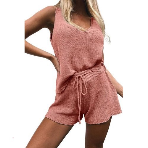 Imily Bela Women's Summer Lounge Sets Knit 2 Piece Outfits