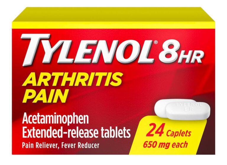🔥 Tylenol 8 Hour Arthritis Pain Relief Extended-Release Tablets, 650 mg Acetaminophen, Joint Pain Reliever & Fever Reducer  — $1  (was $6)