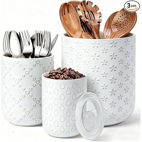 YUNLINLI Ceramic Kitchen Utensil Holders