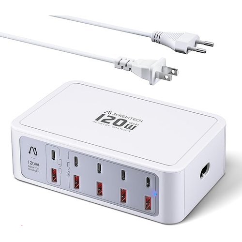 Aergiatech 10-Port USB Charging Stations