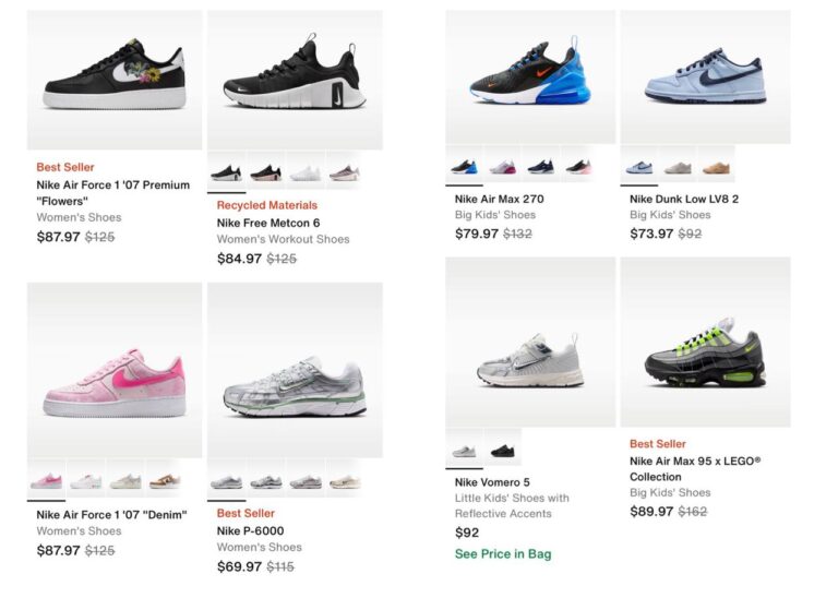 🔥 So many shoes on sale at Nike ! Perfect for back to school