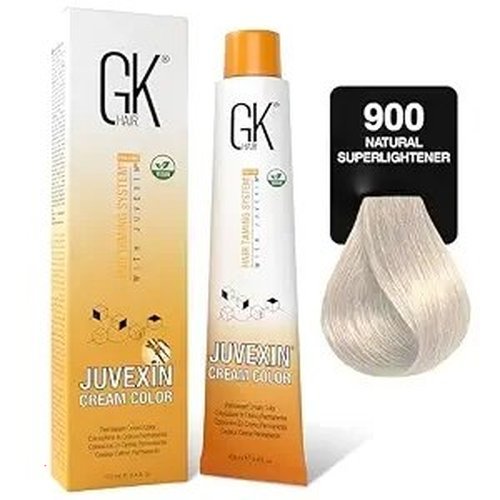 GK HAIR Global Keratin Professional Hair Color Cream Tube (3.4 Fl Oz/100ml) Nourishing & Cleansing Colors for Styling Hi