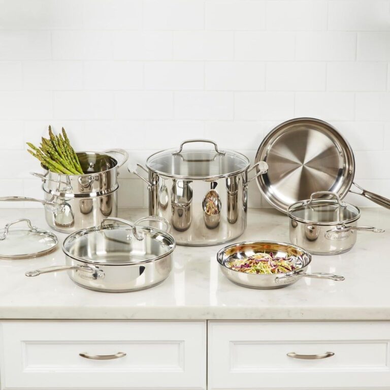 🔥 Cuisinart 11-Piece Stainless Steel Pots and Pans Set