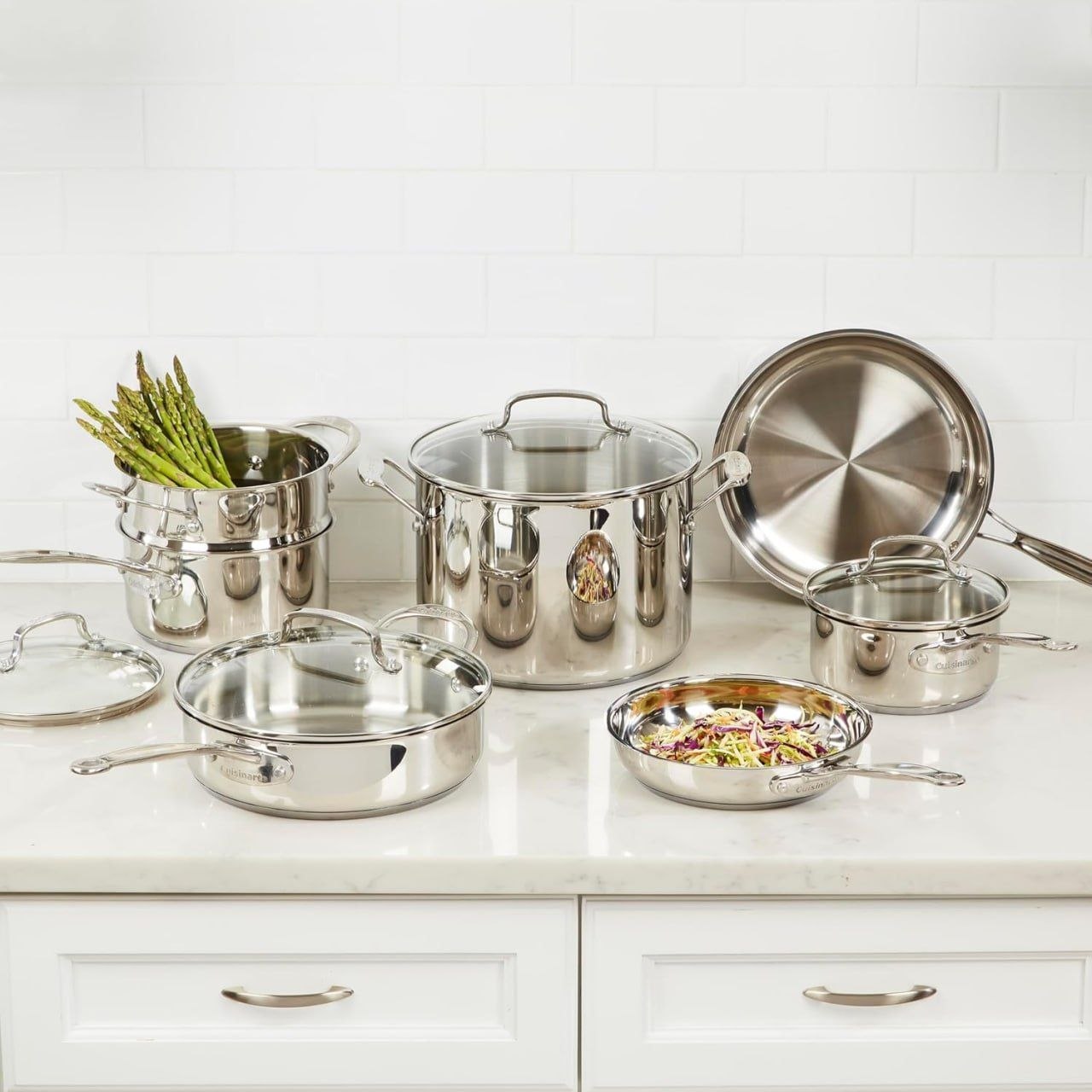 Cuisinart 11-Piece Stainless Steel Pots and Pans Set