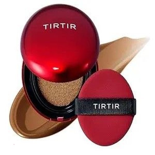 TIRTIR Mask Fit Red Cushion Foundation | Full coverage, Weightless, Skin fit, Satin Glow Finish, Korean Makeup BB Founda