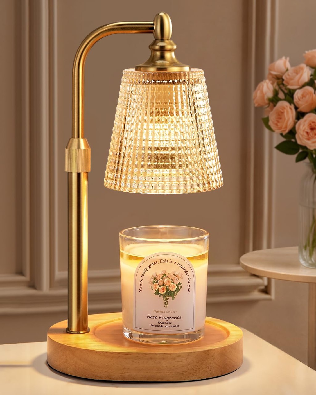 Hong-in Candle Warmer Lamp with Timer Dimmer, Birthday Gifts for Women